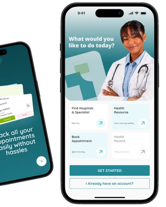 TeqCare mobile app home screen